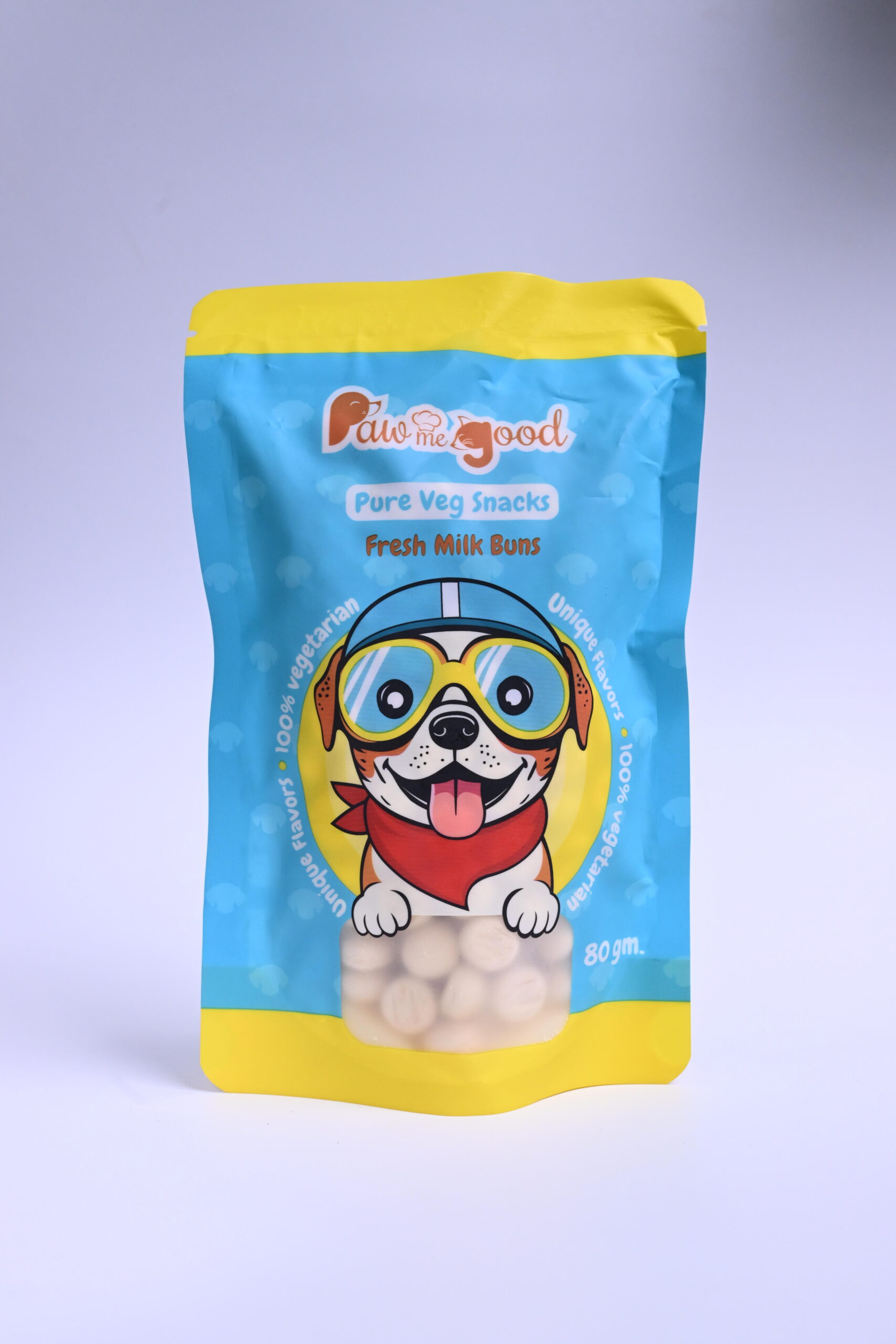 Fresh Milk Buns Dog Treats | Paw Me Good 100% Vegetarian Dog Treats