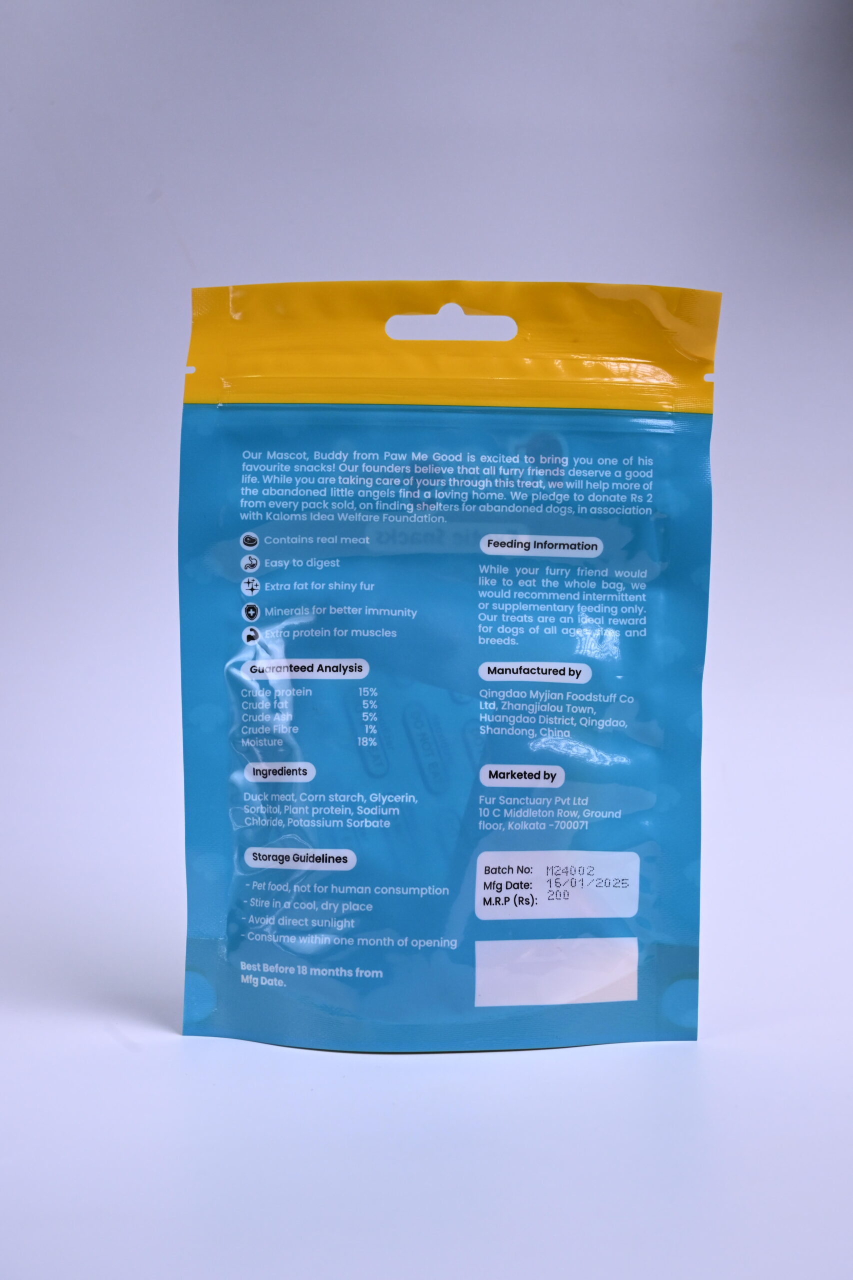 Peking Duck Sticks | Paw Me Good Exotic Dog Treats with Fresh Ingredients