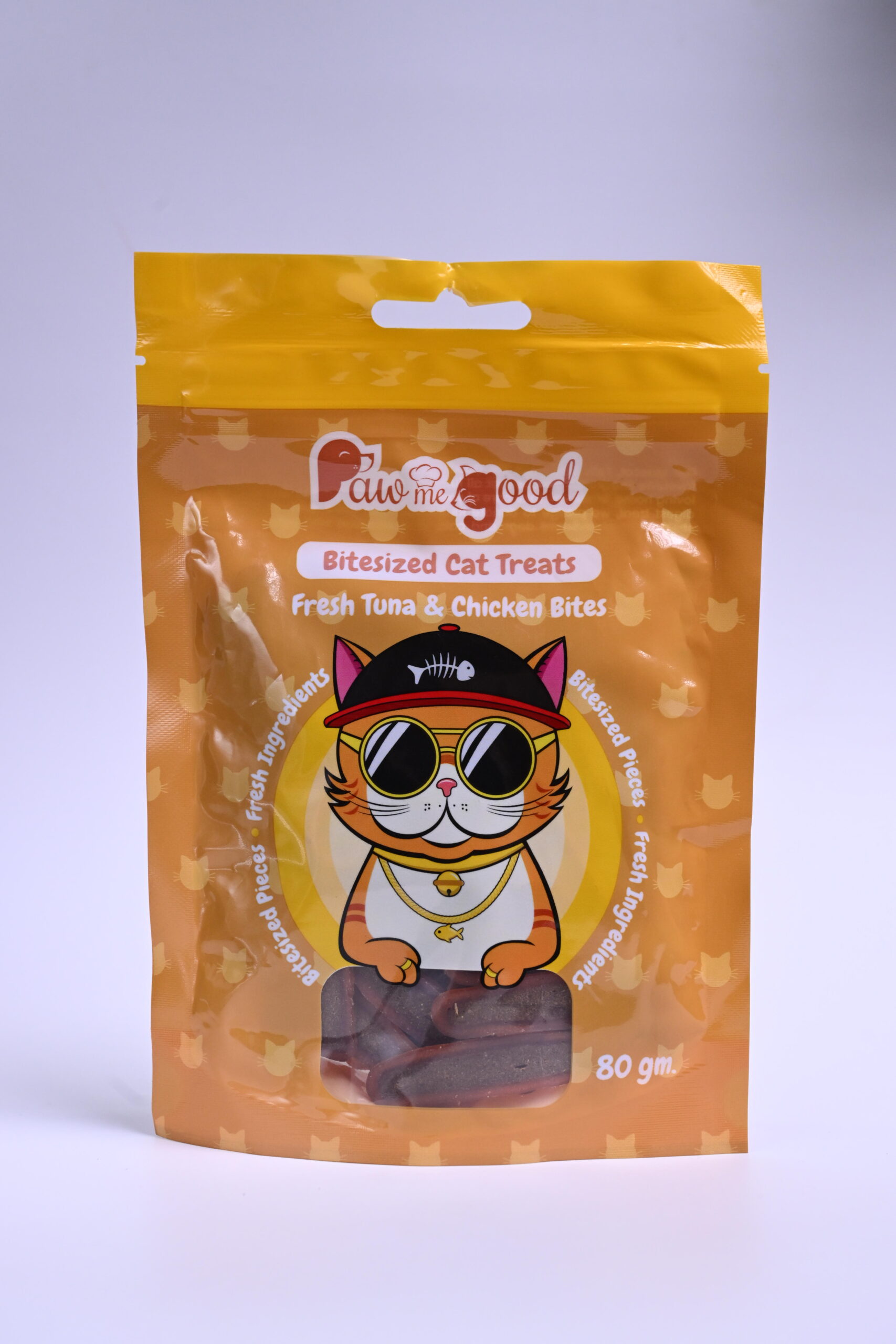 Fresh Tuna & Chicken Bites Cat Treats | Paw Me Good Healthy Cat Treats