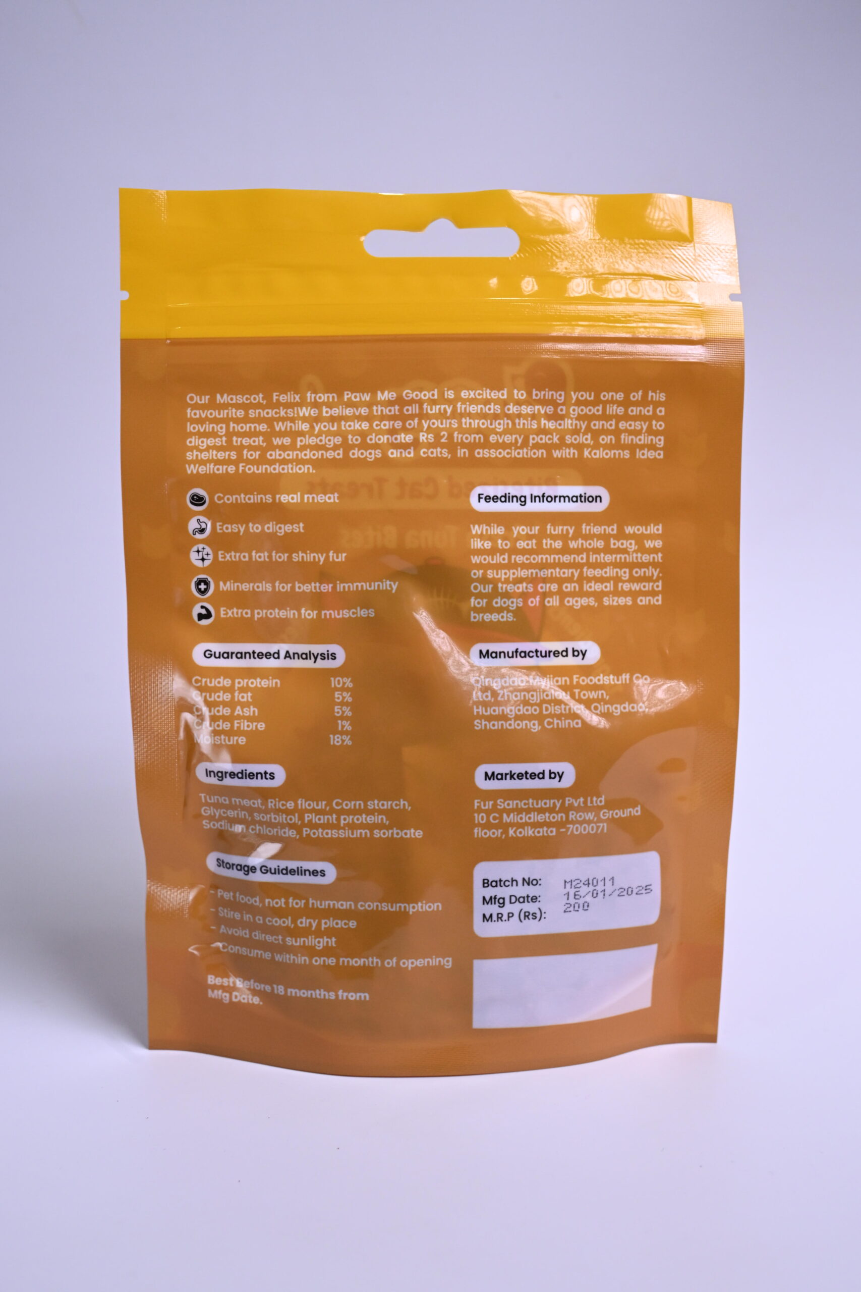 Fresh Tuna Bites Cat Treats | Paw Me Good Real Tuna & Healthy Cat Treats