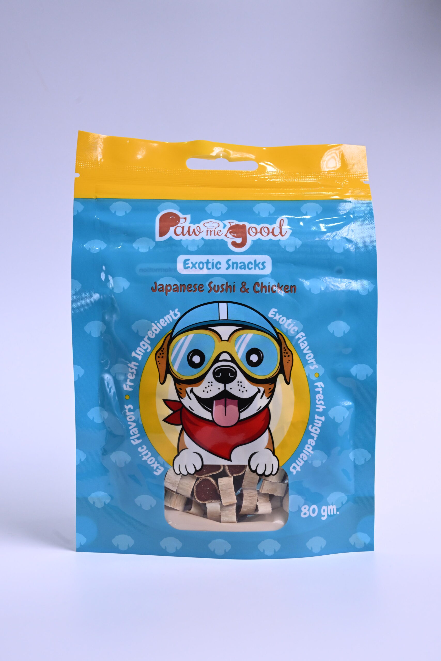 Japanese Sushi & Chicken Dog Treats | Paw Me Good Exotic Dog Treats