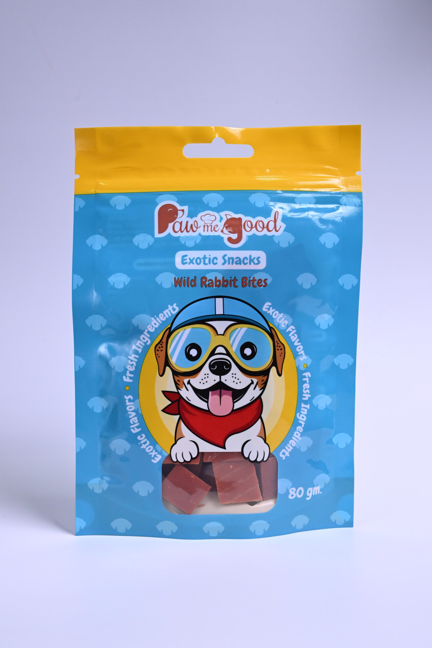 Wild Rabbit Bites Dog Treats | Paw Me Good Exotic Dog Treats with Fresh Ingredients