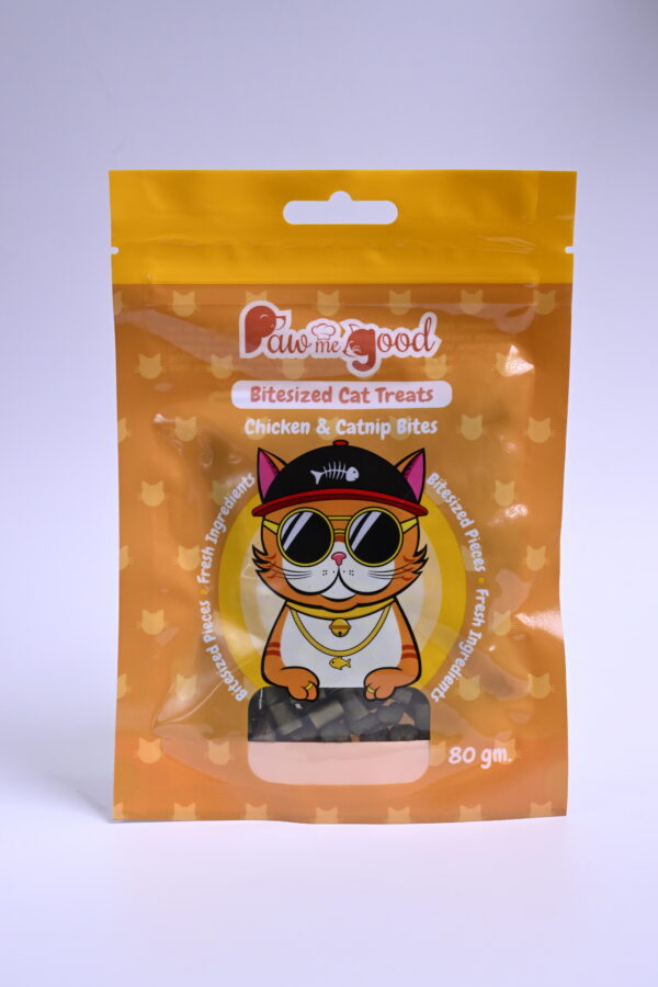 Paw Me Good Chicken & Catnip Bites for cats