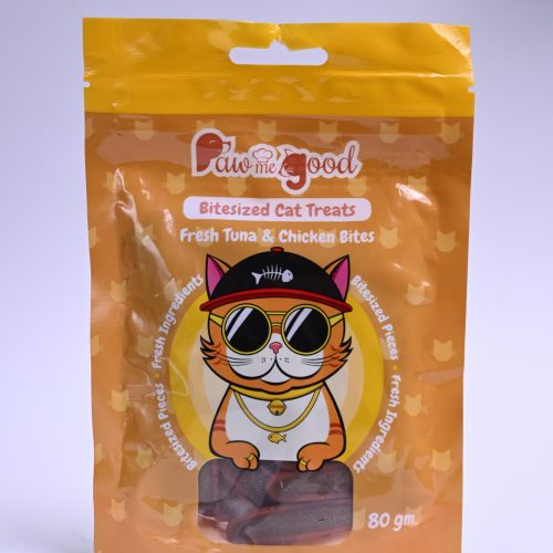 Fresh Tuna & Chicken Bites Cat Treats | Paw Me Good Healthy Cat Treats