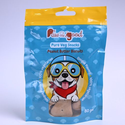 Peanut Butter Biscuits Dog Treats | Paw Me Good 100% Vegetarian Dog Treats