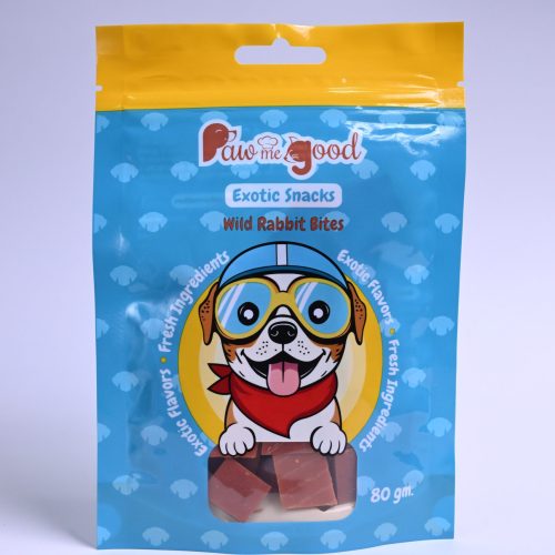 Wild Rabbit Bites Dog Treats | Paw Me Good Exotic Dog Treats with Fresh Ingredients