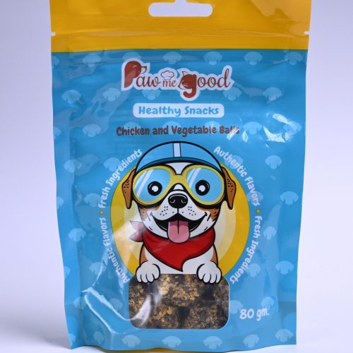 Chicken & Vegetable Balls Dog Treats | Paw Me Good Healthy Dog Treats