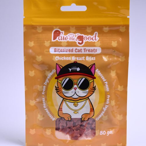 Chicken Breast Bites Cat Treats | Paw Me Good Real Meat Cat Treats